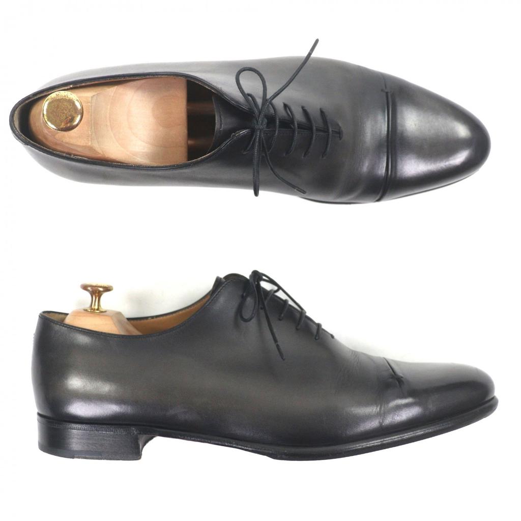 Great BERLUTI Leather shoes Gaspard Galle drape black mens 10.5 Used