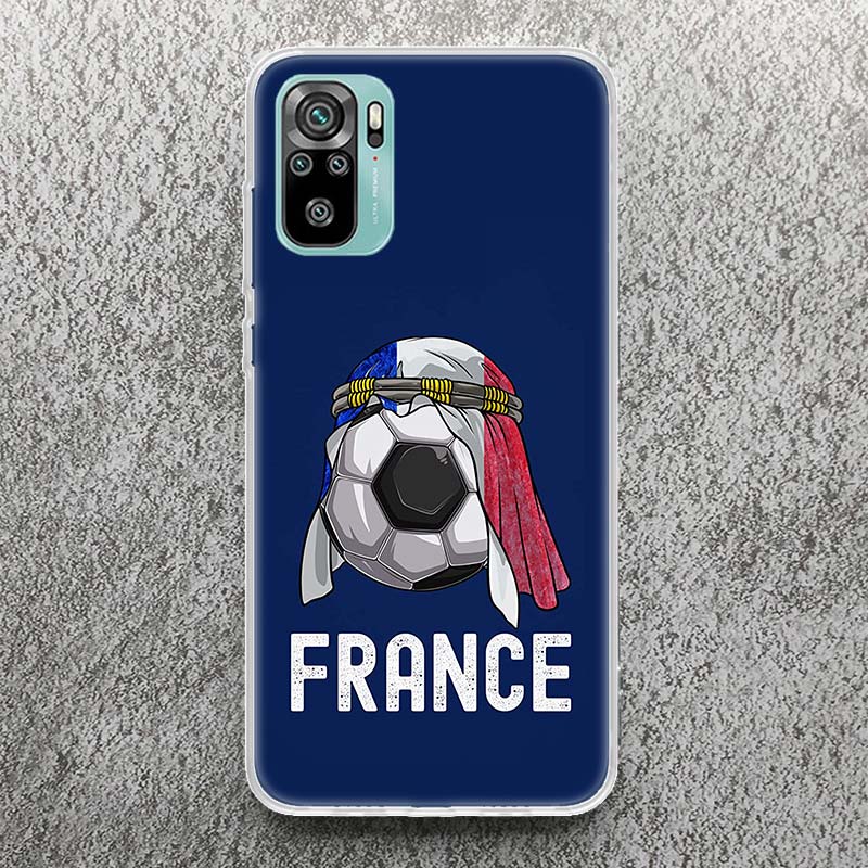 France Flag Print Soft Case for Xiaomi Redmi Note 14 13 12S 11S Phone Shell 10 Pro Plus 11E 11T 12 11 10S 5G Cover Soft Case for