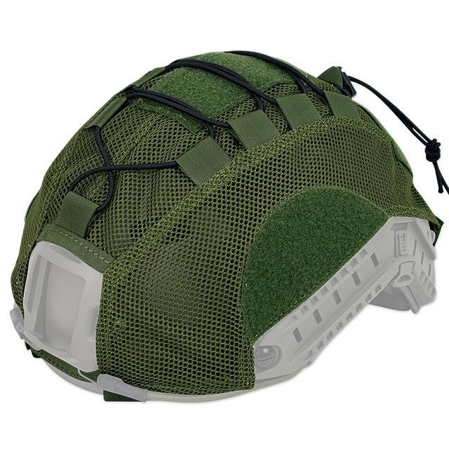 Military Police Soldier Helmet Aaaessory Green Mesh Multicam Green Hunting Camouflage Cap