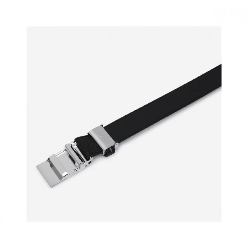 Daks Black Check Line Leather Automatic Belt Dbbe6f990bk