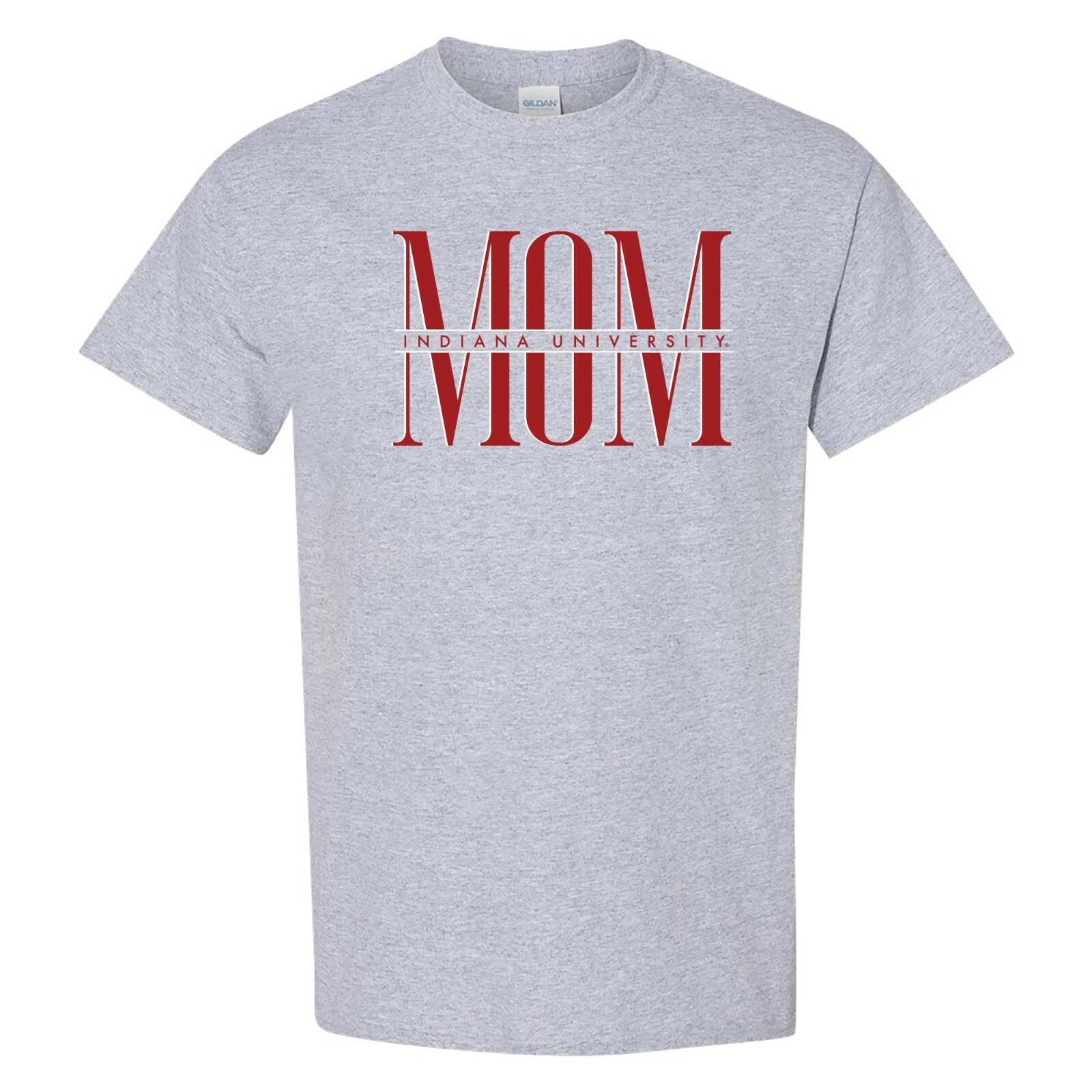 Indiana Hoosiers Classic Mom T-Shirt - Sport Grey S