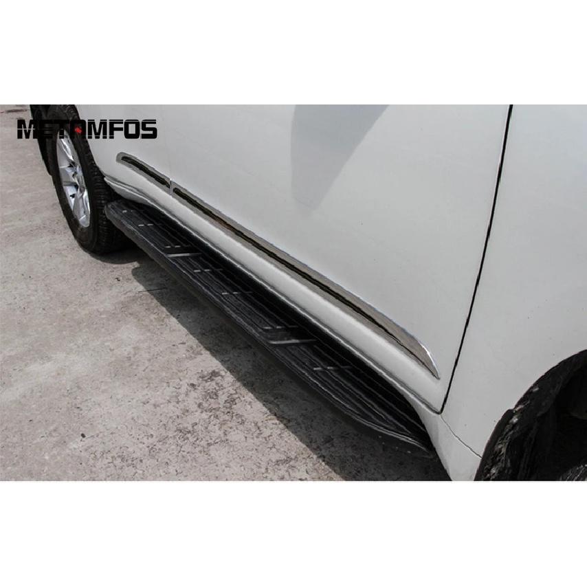 Accessories For Toyota Land Cruiser Prado 150 2014-   Chrome Door Side Strip Body Skirt Molding Trim Car Styling