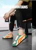 Scarpe da Ginnastica Estive da Uomo a Blocchi di Colore Slip-On in Rete - Scarpe Sportive Casual alla Moda a Taglio Basso