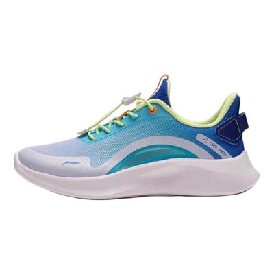 Li Ning Kids Series Estilo de Vida Deportivo Cómodos Versátiles Amortiguadores Transpirables Zapatillas de Running de Caña Baja para Niños Zapatillas de Running para Niños Azul YKCV242-7