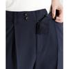 [Nano Universe] light function tack Semi-wide pants (Setup possible) ladies M 121 D. Navy 669-5127300