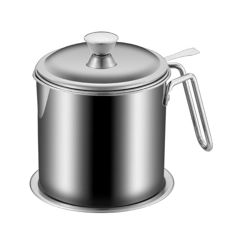 Oil Filter With Strainer Kitchen Oil Storage Jar With Lid Oil Bottle Oil Control Filter Household Cooking Storage Filter Jar