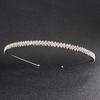 Fashion Rhinestone Bridal Tiara Headpiece Silver Crystal Wedding Hair Accessories Women Birthday Party Rhinestone Crowns