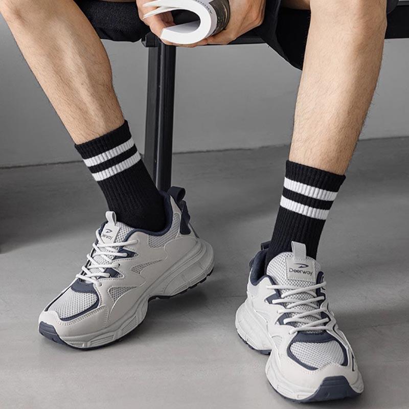 Men's Low-Cut Invisible Boat Socks - Breathable, Thin, Casual Mid-Calf, Summer Sports Socks for Couples