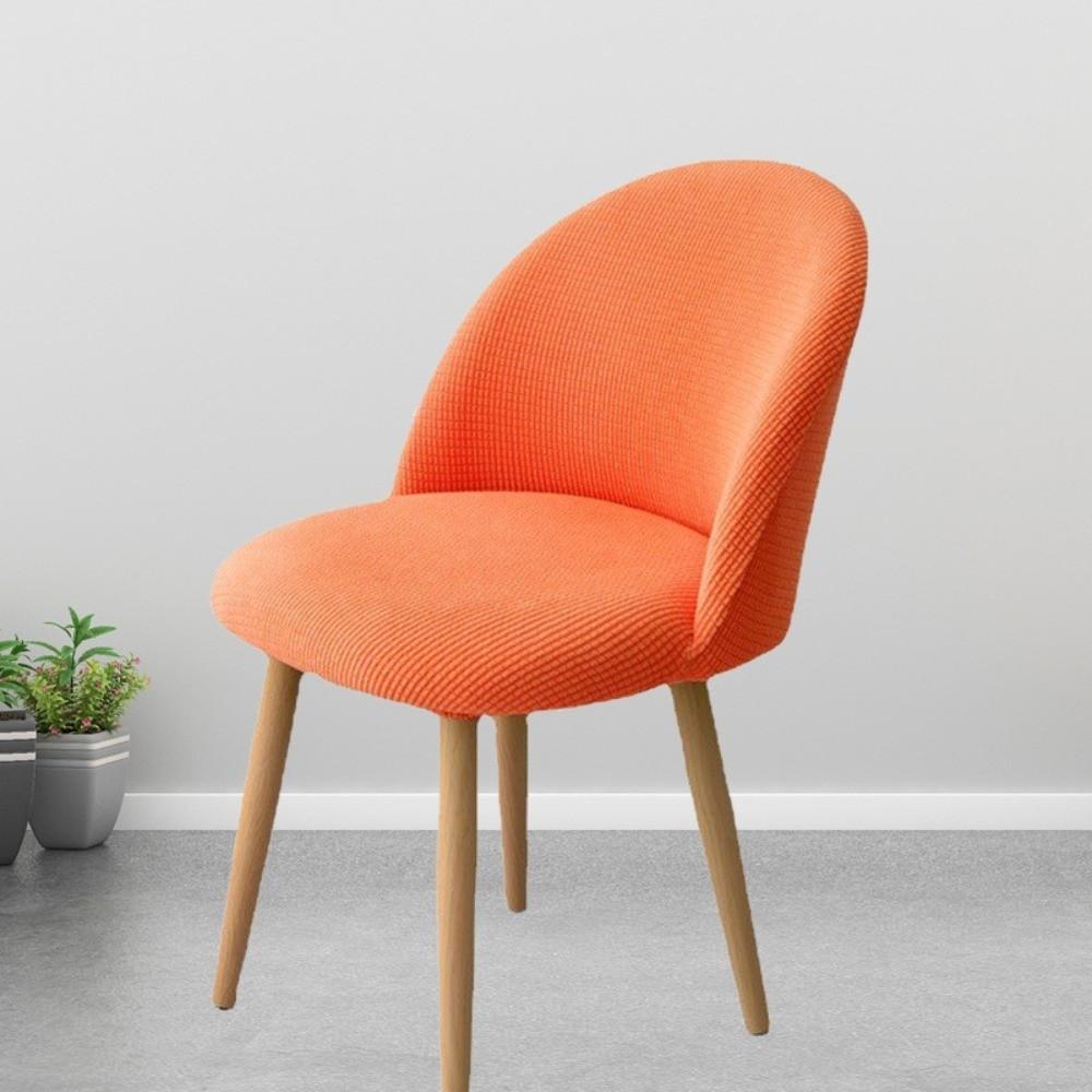 Anti-slip Low Back Duckbill Dining Chair Cover Backrest Protector  for Home Hotel Decoration