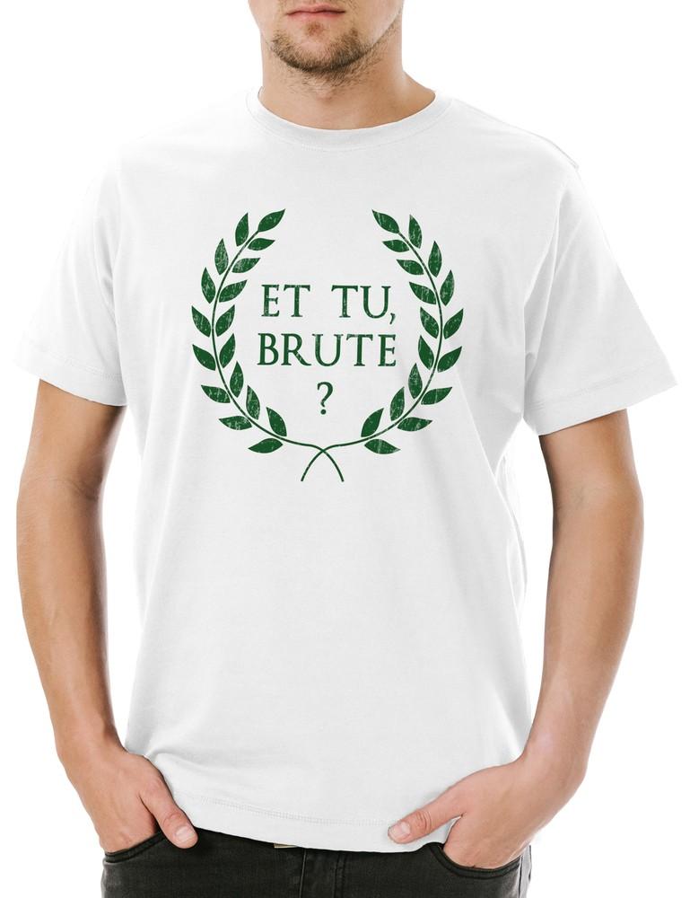 

Et Tu Brute Romain Aigle Roma Rome Emperor Julius Ceasar Map Mens T-Shirt 2XL