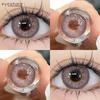 Eyeshare Purple Contact Lenses for Cosmetic Eyes Beautiful Fashion Gray Brown Pupil Lenses