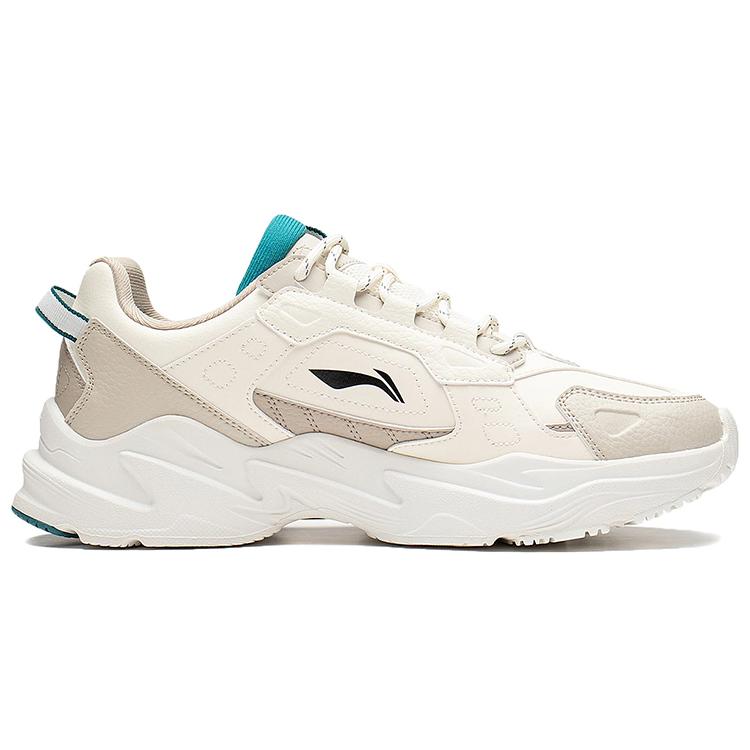 Li Ning Rebound Niskie Buty Sportowo-Casualowe Męskie Ecru AGCS417-7