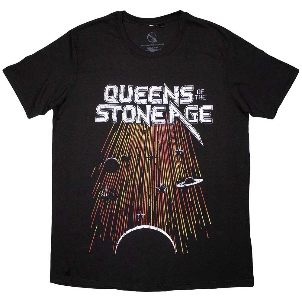 Tricou unisex Queens Of The Stone Age: Ploaia de meteoriți (Negru)