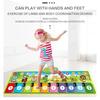 110x36cm Musical Piano Mat Toddlers Floor Violin Keyboard Dance Mat with 8 Instruments Sounds Baby Mat Study Educational Toys