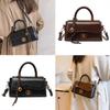Stylish Crossbody Bag with Adjustable Strap Practical PU Leather Shoulder Handba for Work Shopping and Social Event  Green
