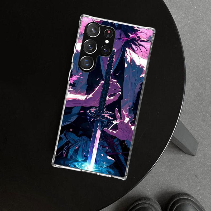 Bleach Kuchiki Byakuya Phone Case Cover for Samsung Galaxy S26 S25 Edge S24 S23 Ultra S22 Plus S21 FE S20 + Art Customized Funda