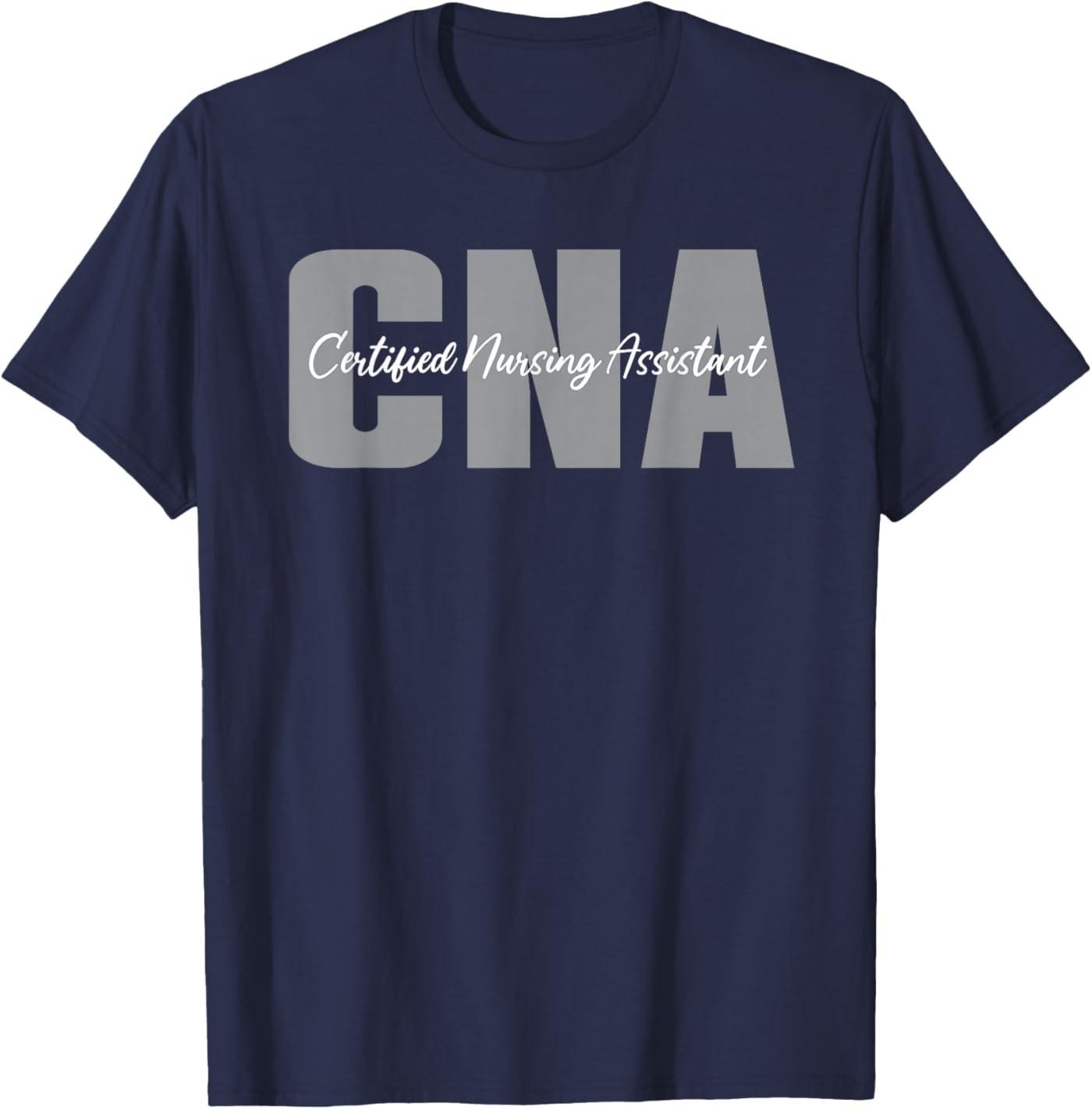 CNA Typeset Apparel Certified Nursing Assistant T-Shirt S разноцветный
