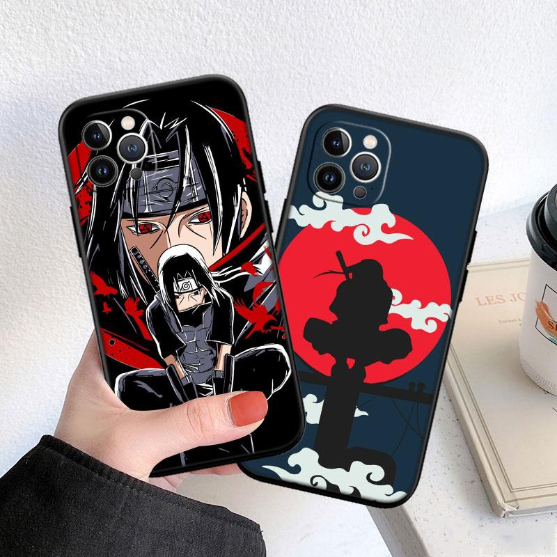 LO73 Naruto Uchiha Itachi Soft Shell Phone Case for Samsung Galaxy S20 S21 S22 Ultra FE + Plus A21S A22 A24 A25 A26 A30 A30S A31