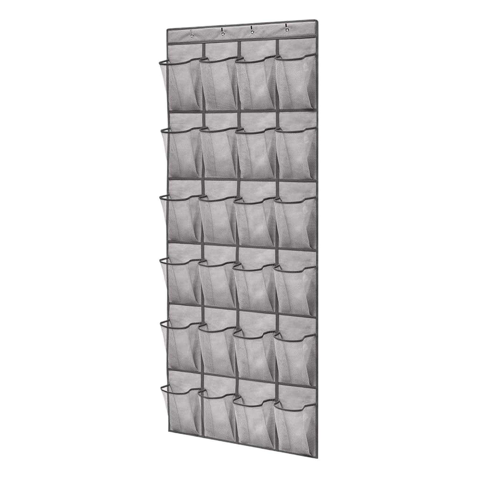 

Breathable Storage Bag For 24 Pairs Of Shoes Heavy-duty Door Hanging Bag Shoe Storage Bag 24 Grid