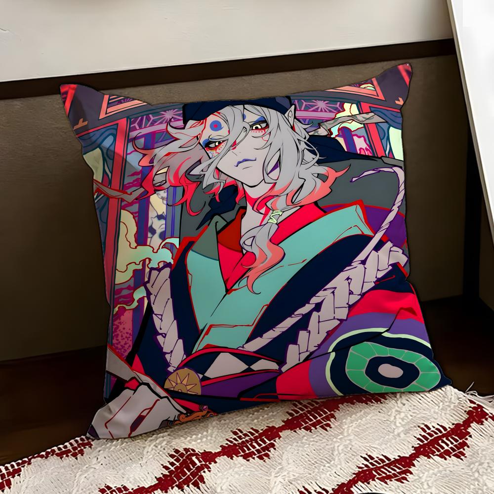 MMononoke Anime Cushion Cover Reversible Soft Durable Pillow Cover Home  Car MultiScene Use for Daily Comfort