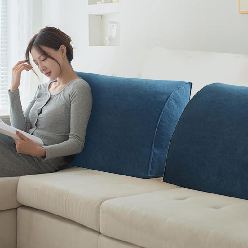 Bed Triangular Cushion Chair Bedside Living Room Single Double Trio Combination Office Chair Reading Pillow Household Decor