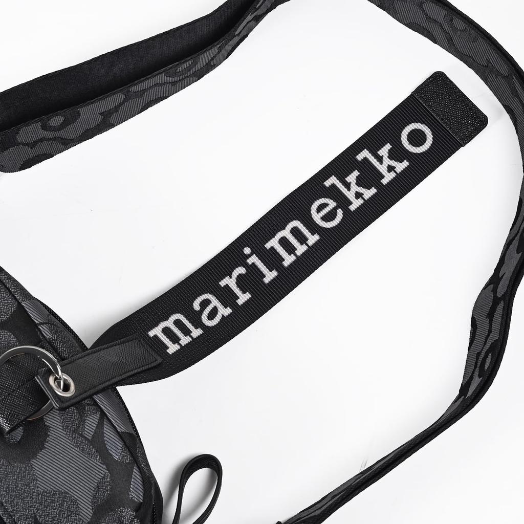 Shoulder Bag Camera Bag Crossbody Wear All Day Unikko Dark Gray 95839 095839 991 Nordic Goods Nordic Design [Marimekko] Women's [Item]