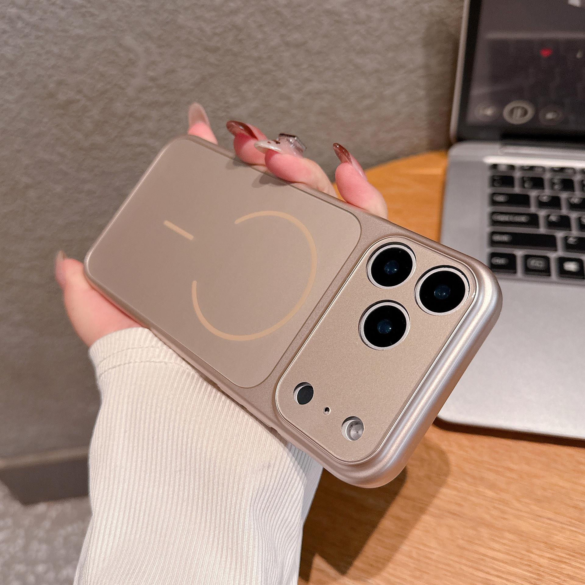 

Apple iPhone 17 Pro Max Magnetic Optical Glass Case - Drop-Proof Protective Cover for iPhone 14, 15, and 16. iPhone 11 Pro Max