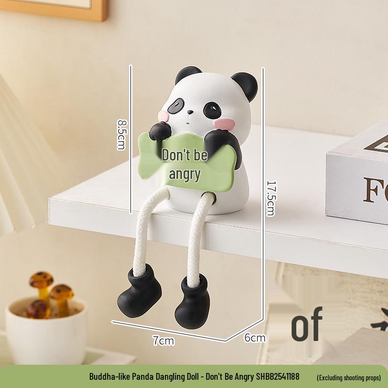 Dangle Leg Doll Ornament for Home or Children's Room Decor