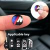 For BMW M 320Li 325Li 330Li 325i E60 E64 E70 E83 E85 E87 E90 E92 E71 11/14MM 3D Car Key Shell Stickers Auto Key Remote Fob Decal HC0
