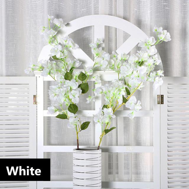 New home flower arrangement artificial bougainvillea filigree fake flower wedding decoration DIY party arch decoration
