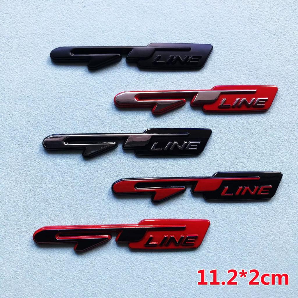 GT LINE car label sticker, suitable for GT metal label, lead smart running, Stinger tail label, middle net label