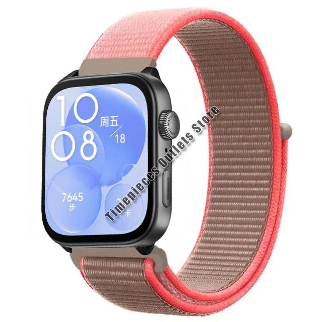 Nylon Loop Strap For Huawei Watch Fit 3 Sport Breathable Replacement Bracelet Wristband For Huawei Watch Fit 3 Belt Accessories