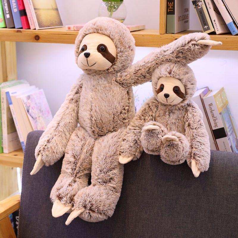 Adorable 50/70cm Sloth Plush Stuffed Toy Animal Soft Doll Perfect For Kids Gifts