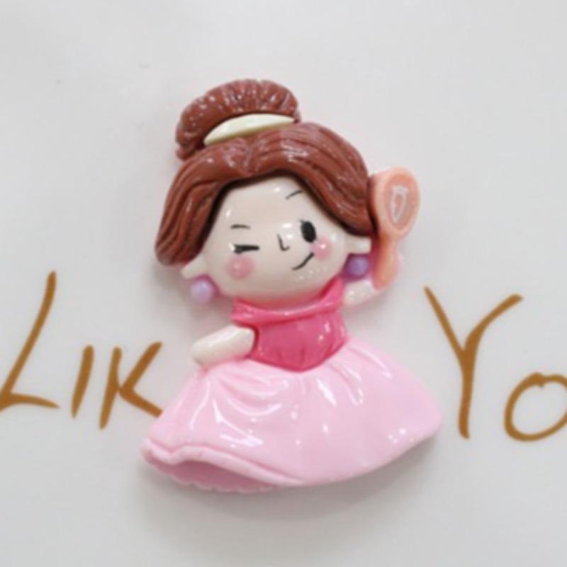 Kawaii Princess Fridge Stickers Little Girls Gifts Message Board Magnetic Stickers Home Decoration