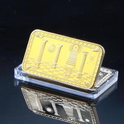 European and American Freemason Commemorative Coins, Brotherhood Gold Nuggets, Collectibles, Lucky Gold Coins, Commemorative Coins, Block Coins