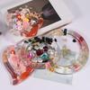 Silicone Cake Holder Tray Mold Fruit Cup Mold Resin Pendant Mold Food Station Serving Tray Mold Diy Coaster Casting