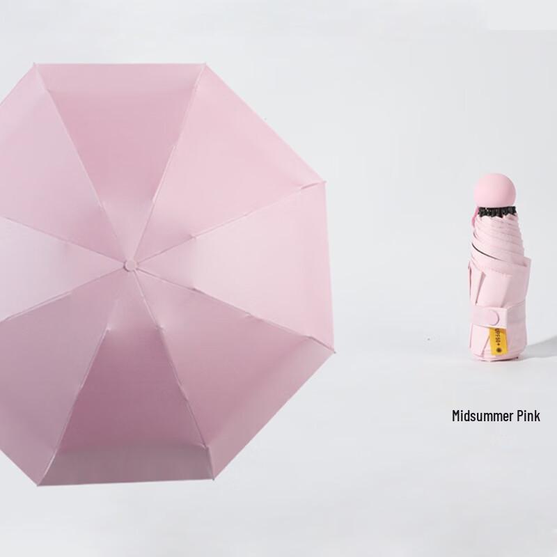 YICAI Compact UV Protection Foldable Capsule Umbrella