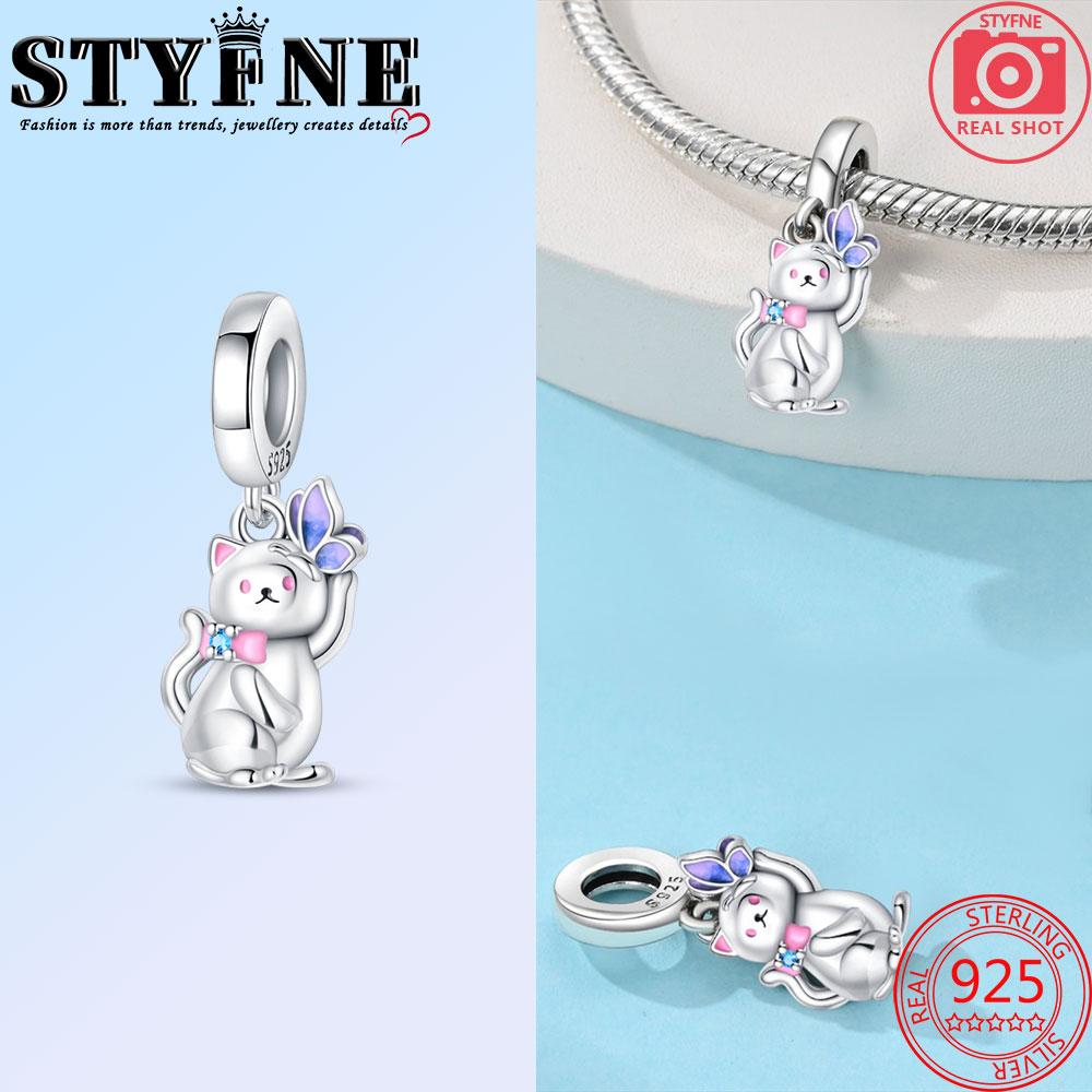 Anniversary Copper Color Cute Cat Blue Moon Owl Rabbit Mermaid Animal Charms Pendants Fit Original Bracelets Diy Jewelry