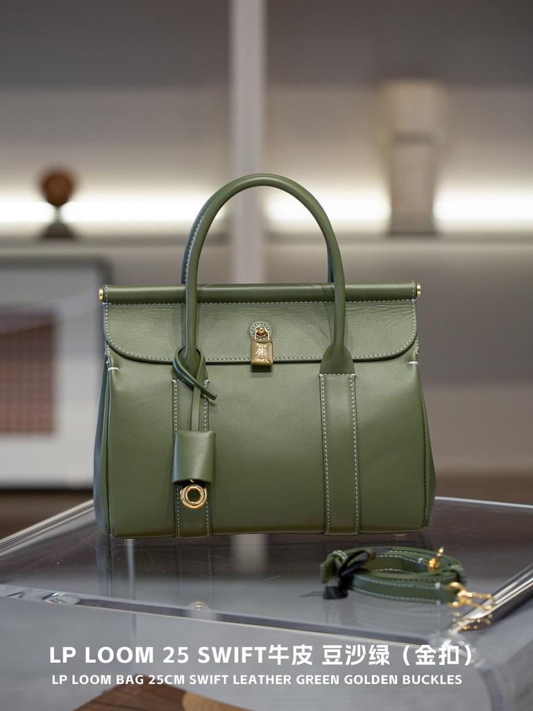 Loom25 Light Luxury High Texture Womens Bag Top Layer Cowhide Large Capacity Timeless Versatile Hand Tote Bag