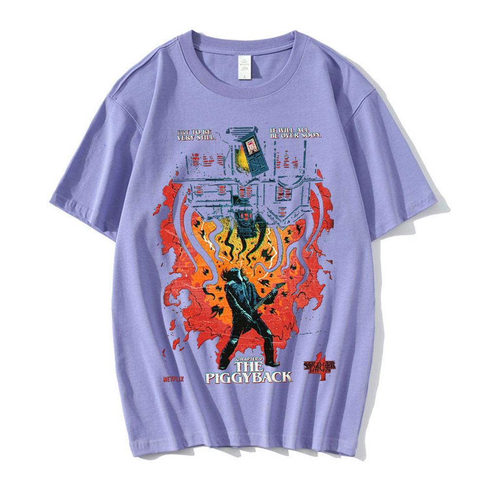 Printed Fashion Short Sleeve Casual Comfort Top Loose T-Shirts Men’s