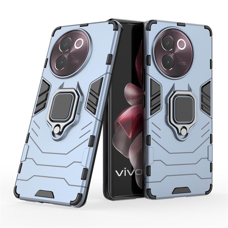 Pro Vivo V40 Lite Pouzdro Kryt Vivo V40 Lite Capas Armor PC Nárazuvzdorný Plný Držák Prsten Magnetický Kryt Pro Vivo V40 Lite 5G Fundas