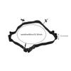 Cinturón con número para correr, riñonera para correr, porta dorsales para triatlón, maratón, ciclismo, motor con 6 presillas de gel, accesorios deportivos para fitness