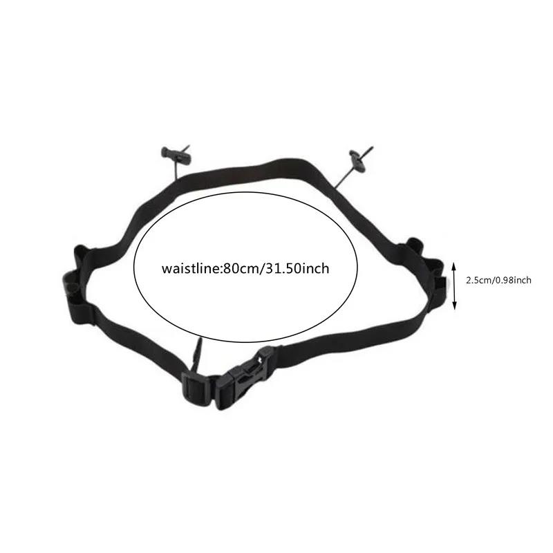 Cinturón con número para correr, riñonera para correr, porta dorsales para triatlón, maratón, ciclismo, motor con 6 presillas de gel, accesorios deportivos para fitness