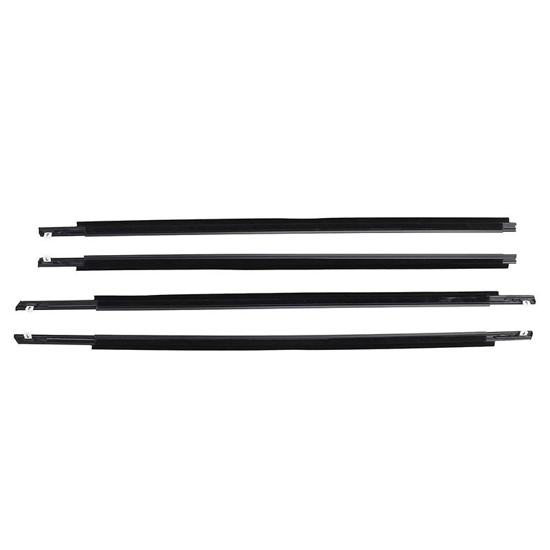 4Pcs Window Moulding Trim For Toyota Prius 1.5L 2004-2009 Weatherstrip Seal Side Door Glass Rubber Belt Waterproof 75710-47010