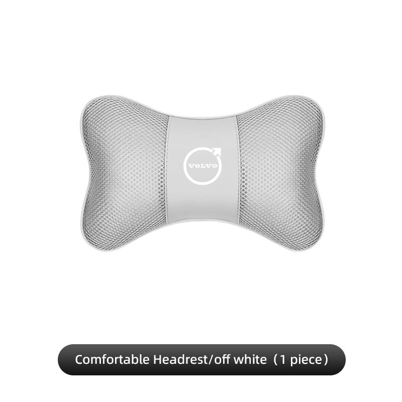 Car Seat Headrest Ice Silk Neck Pillow For Volvo XC60 V60 XC40 XC90 S60 C30 V70 AWD S90 Car Interior Removable Washable Headrest
