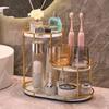 UV Plate Iron Frame Storage Rack Decoration Dressing Table Women's Skincare Cosmetics Holder Bathroom Makeup Toiletries Stand