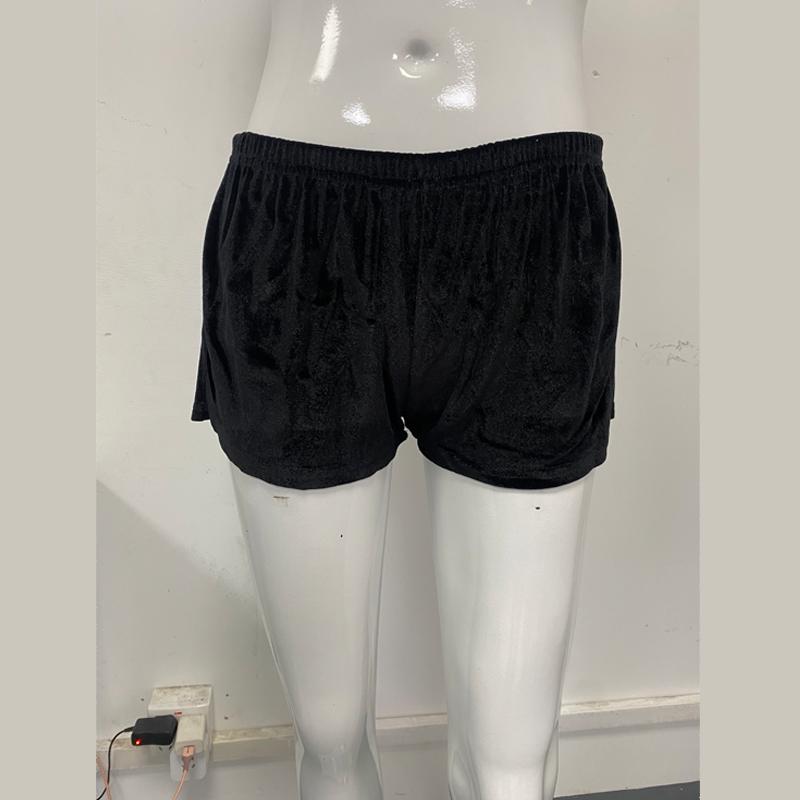 European and American Y2K Hip Hop Casual Harajuku Rhinestone Letter Printed Shorts