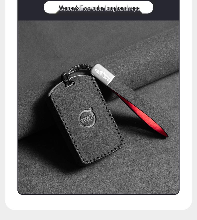 Volvo XC60/S90/XC40/XC90 Key Cover for Men & Women – Premium Case with Buckle & High-end Rope