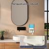 Automatic Mouthwash Dispenser Touchless Sensor Wall Mounted Mouthwash Dispenser with 2 Magnetic Cups 3   Dispensing  S Waterproof Refilla