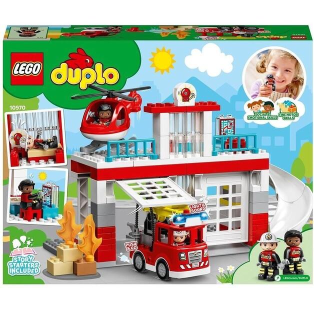 LEGO DUPLO 10970 Fire Station and Helicopter with Sound